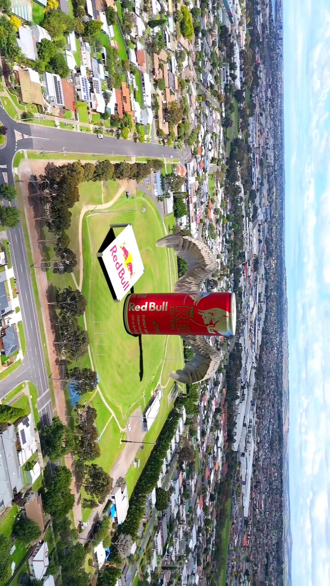 Vfx video for Redbull red edition