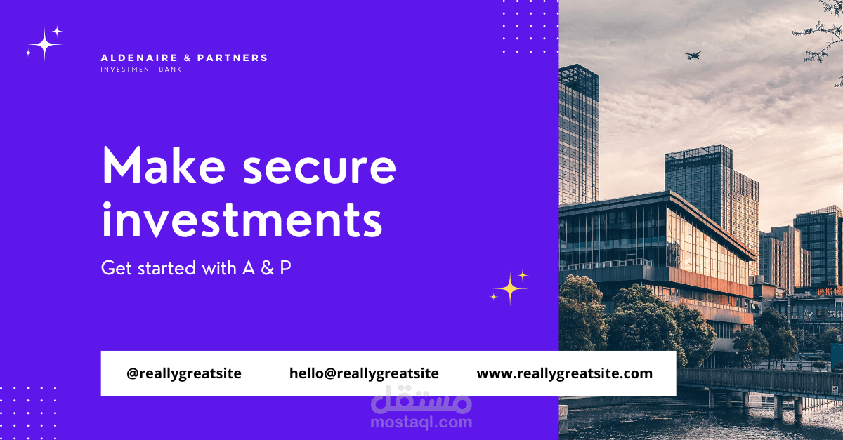 العنوان:  خبير تسويق وتصميم إعلانات استثمارية احترافية | بنوك وشركات مالية