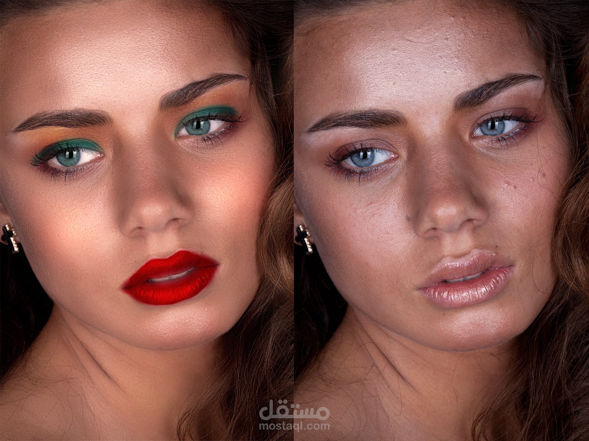 تعديل صورة لشركة مكياج