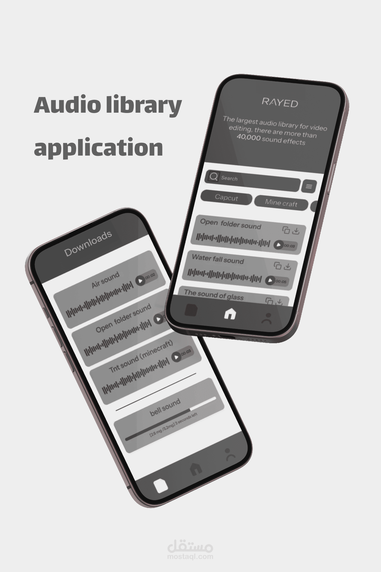 Rayed Audio Library – مكتبة موسيقى وتأثيرات صوتية عالية الجودة