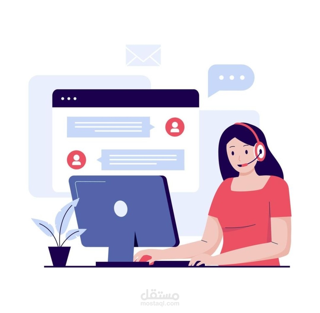 نماذج تواصل مع العملاء وردود منظمة