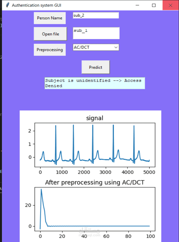 Authentication-system-based-on-ECG