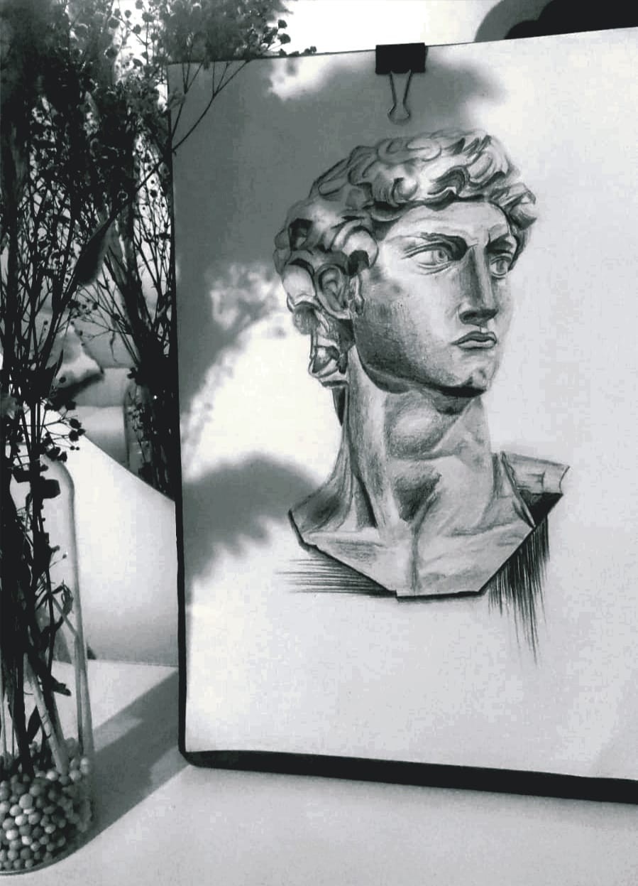 رسم الاشخاص الفحم والقلم الرصاص