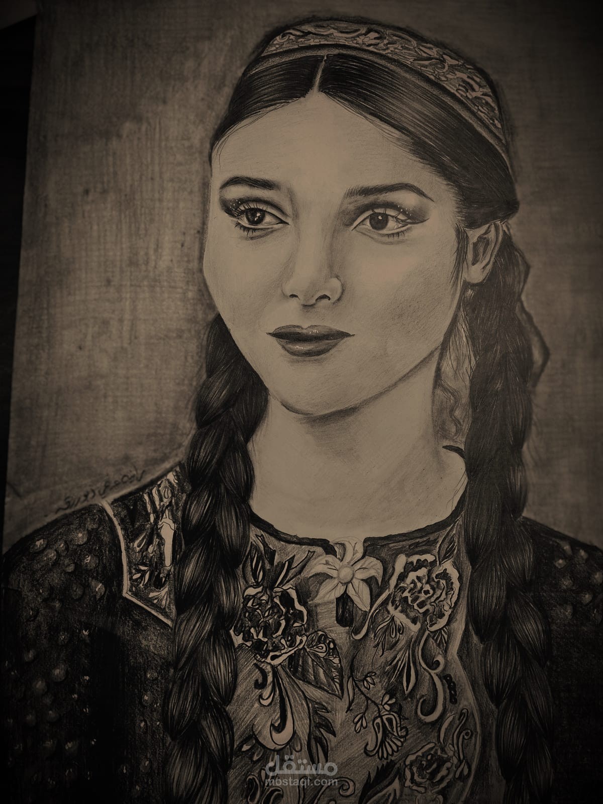 رسم الاشخاص بالقلم والفحم