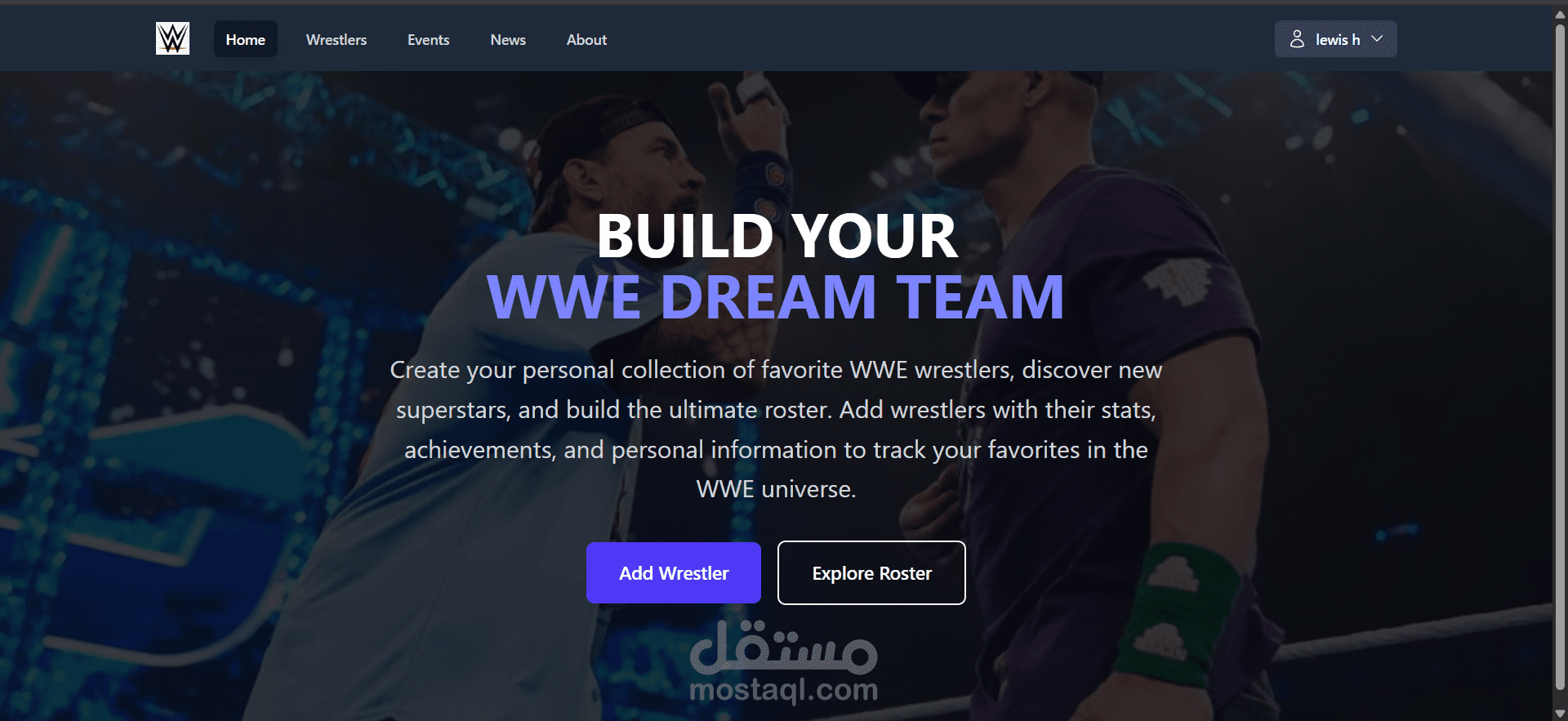 Full Stack – WWE Website