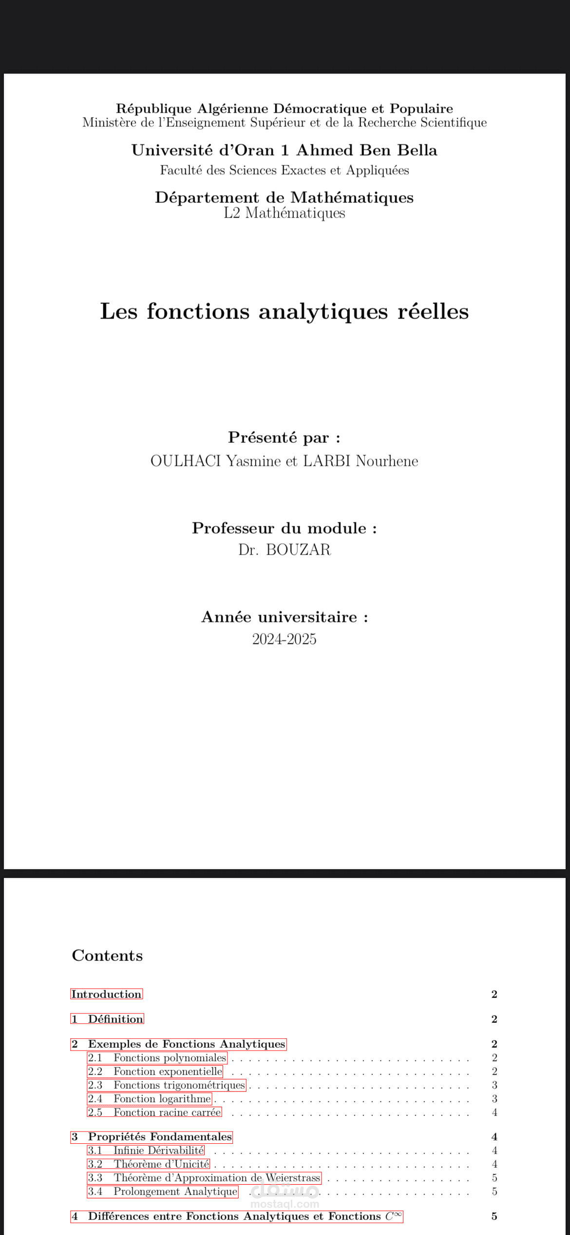 إعداد وثيقة أكاديمية باستخدام LaTeX