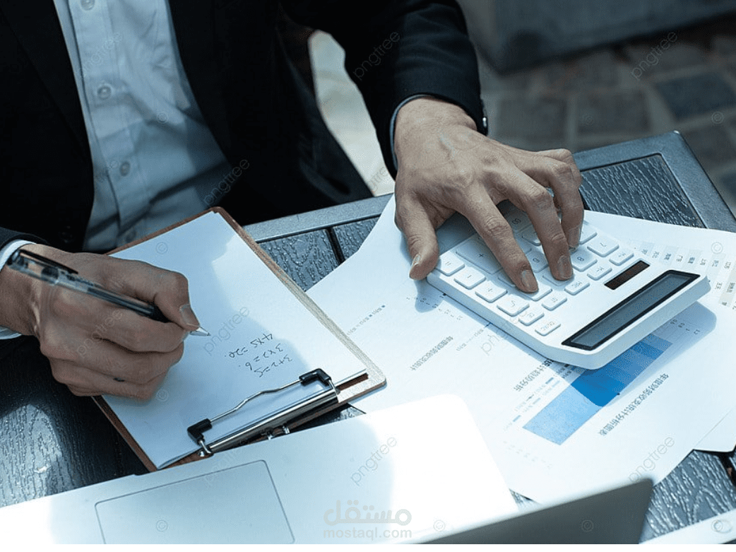 إعداد تقرير أعمار الديون لاحد الشركات وتوثيقة بشكل بياني علي الاكسيل