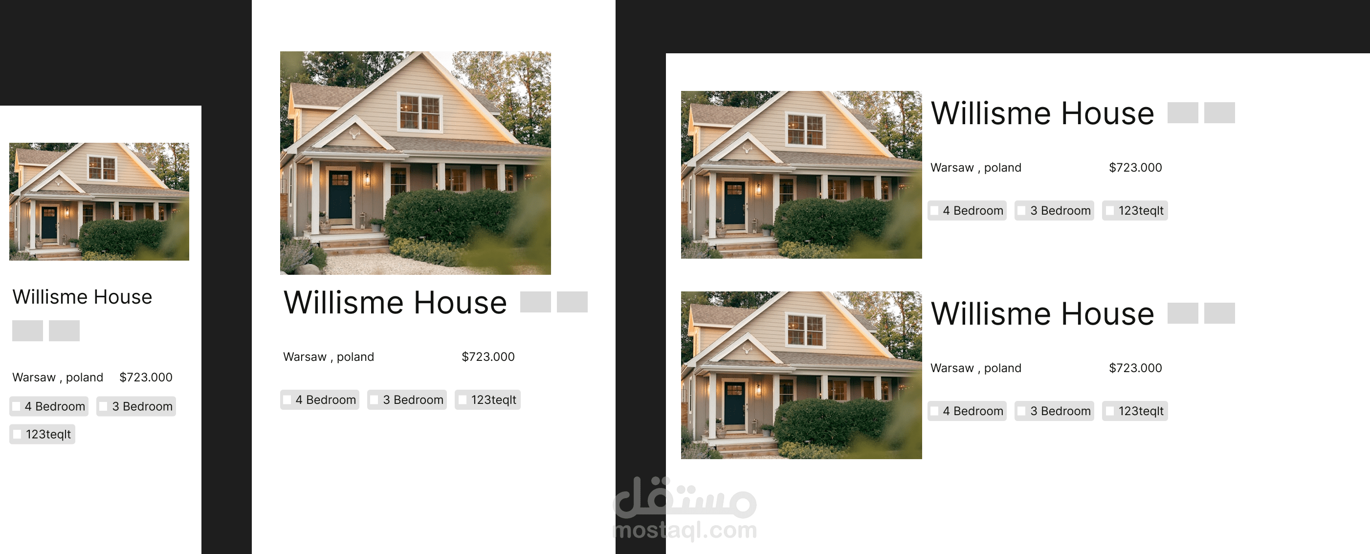 تصميم UI/UX لتجربة عمل ال responsive