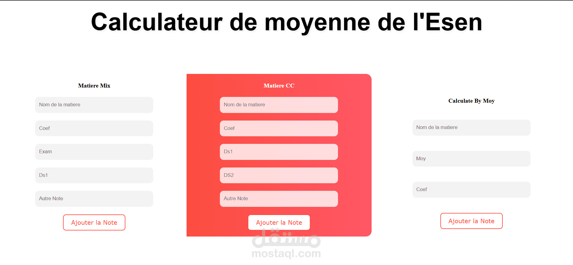 ESEN Grade Calculator