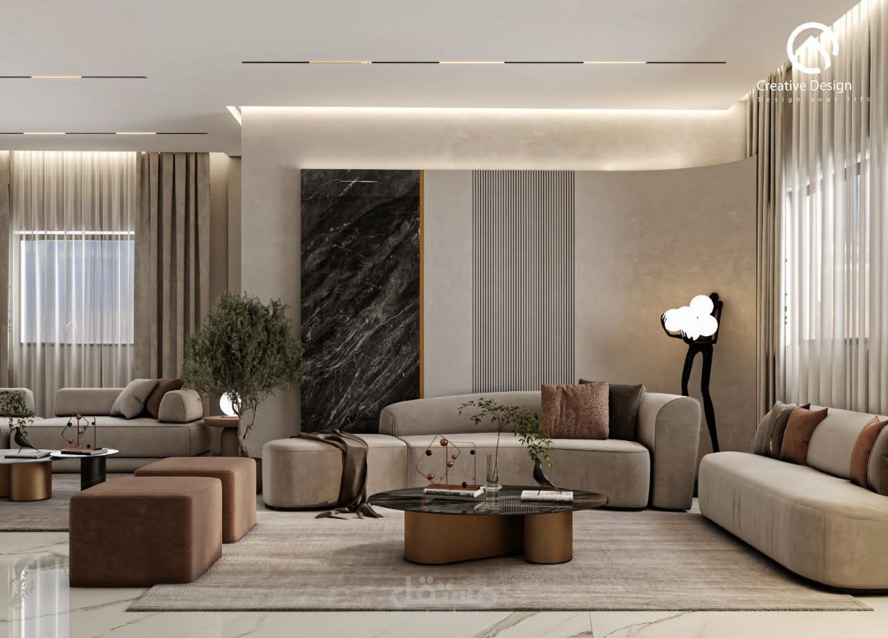 تصميم وحدة سكنية بالشيخ زايد - أكتوبر
