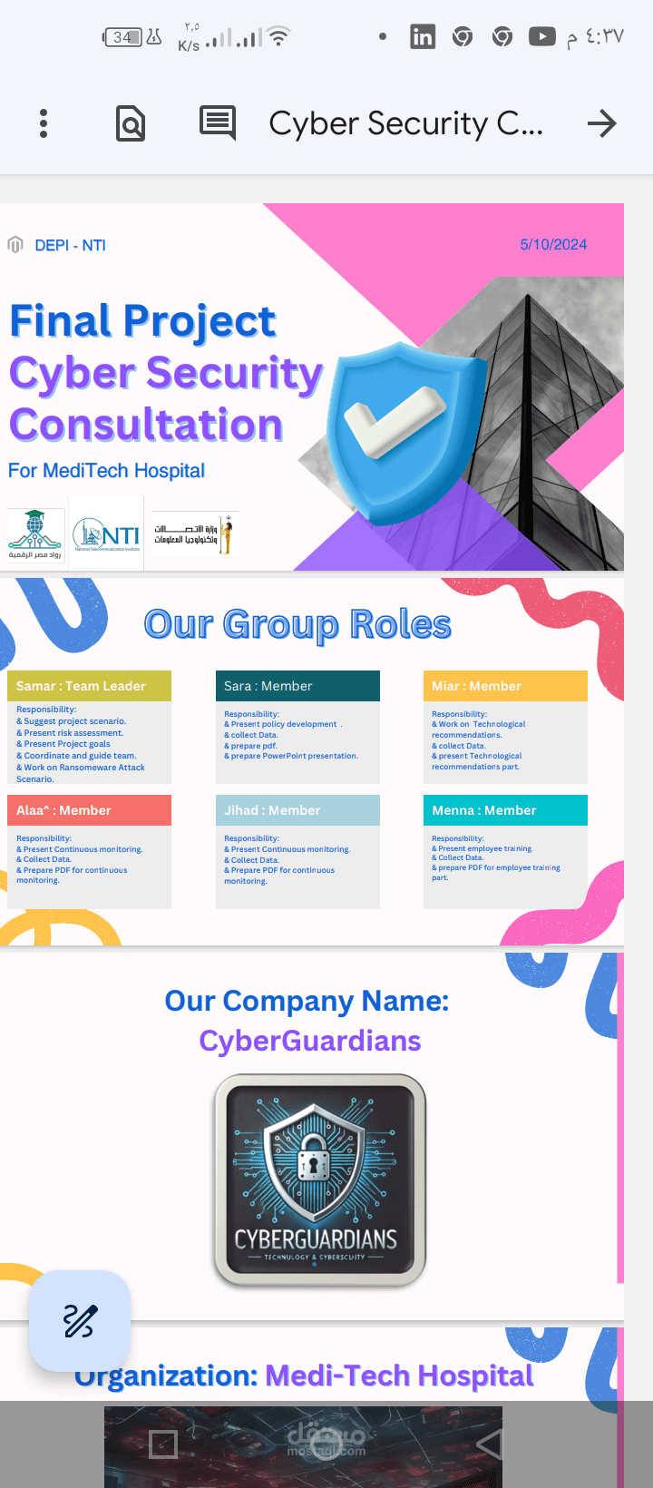 Cyber security analyst