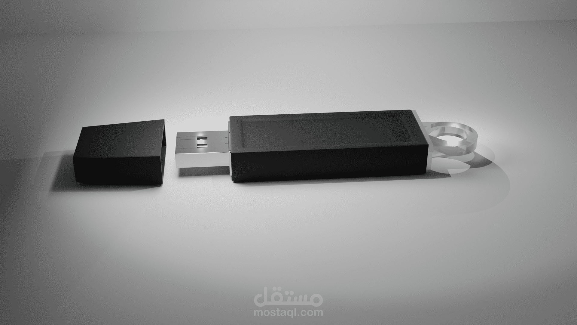 تصميم USB بواسطة بلندر