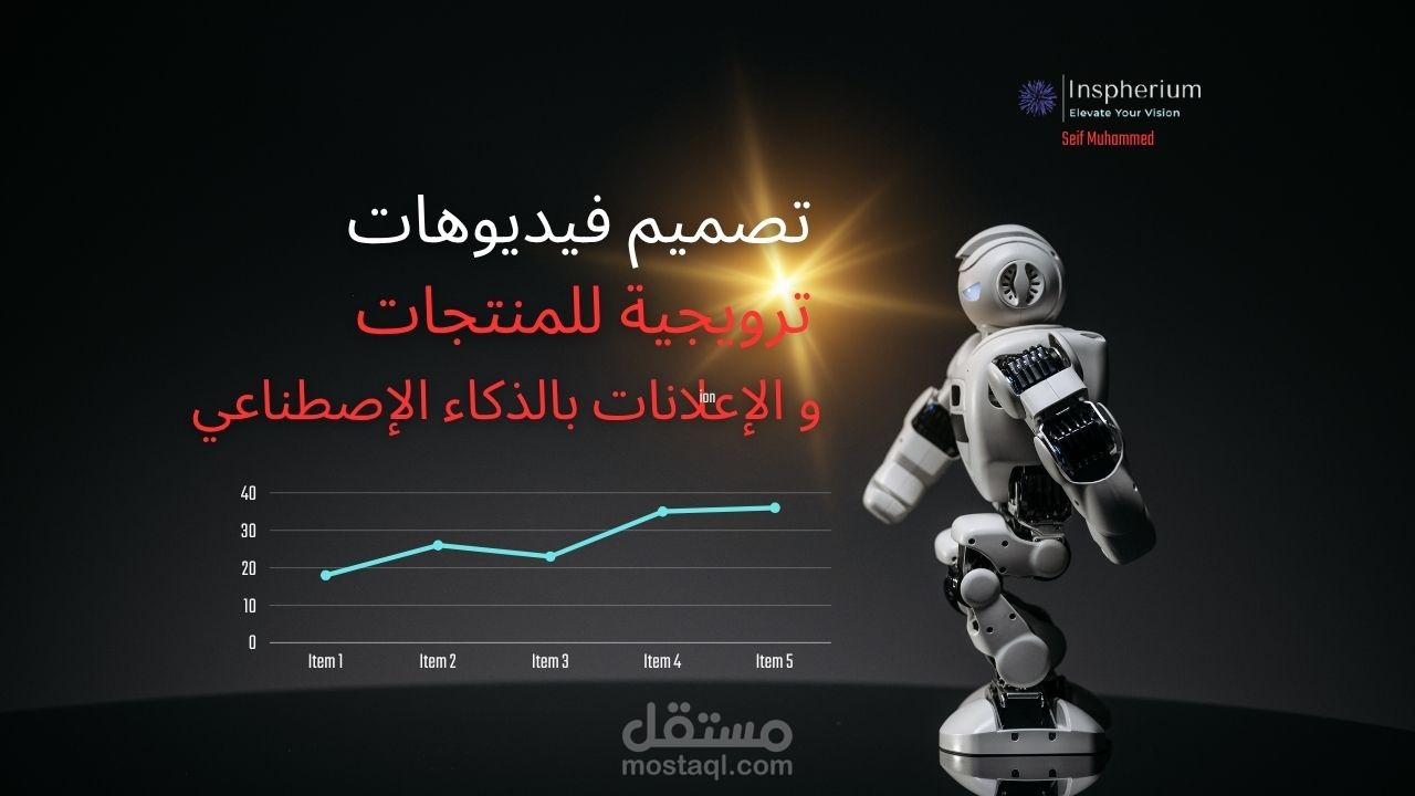 إنتاج رسوم متحركة للمنتجات او الترويج و الاعلانات