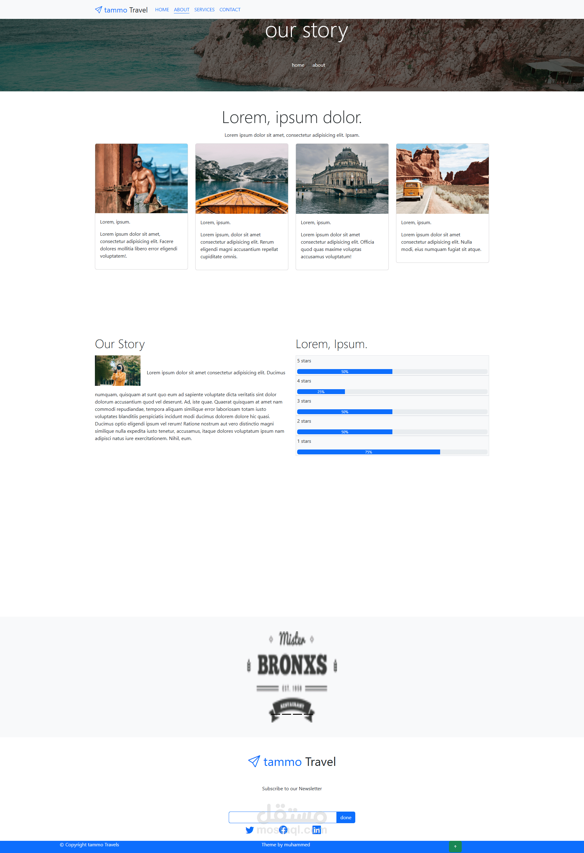 موقع سياحي لعرض الرحلات والخدمات السياحية – Tammo Travel