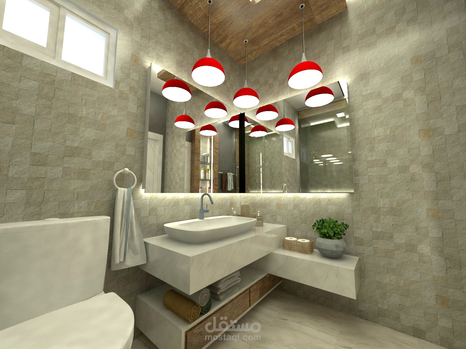 تصميم حمامات