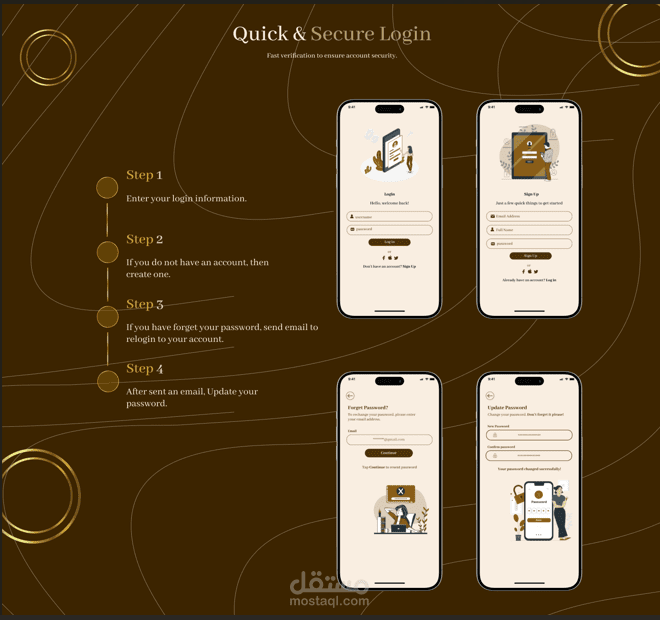 Showcase for Mobile App