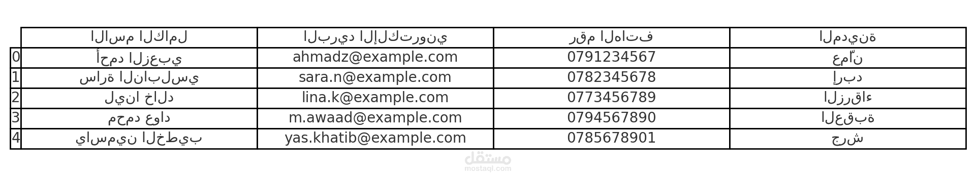 نموذج عمل إدخال بيانات منسق باحتراف