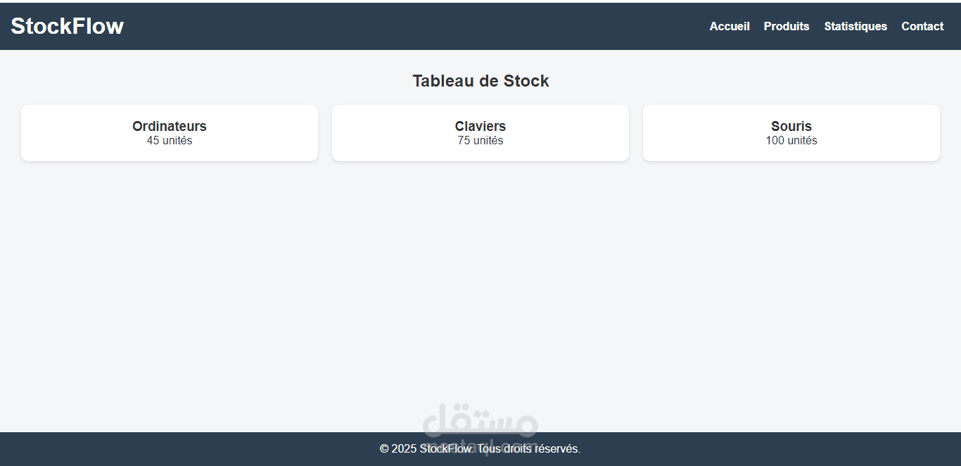 StockFlow – Web App Gestion du Stock