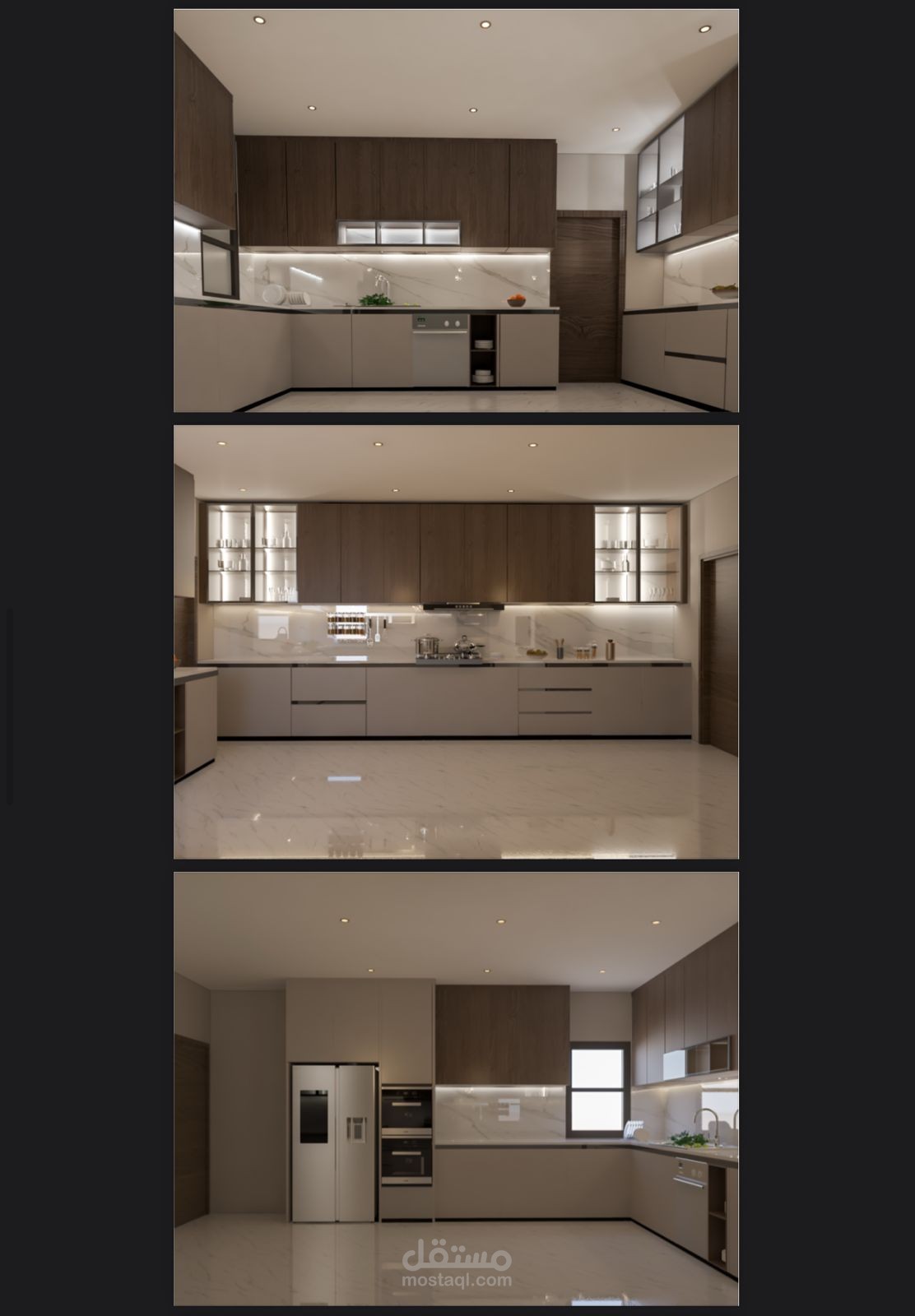 مطبخ تصميم داخلي 3D