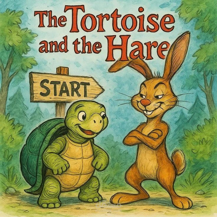 THE HARE &THE TORTOISE