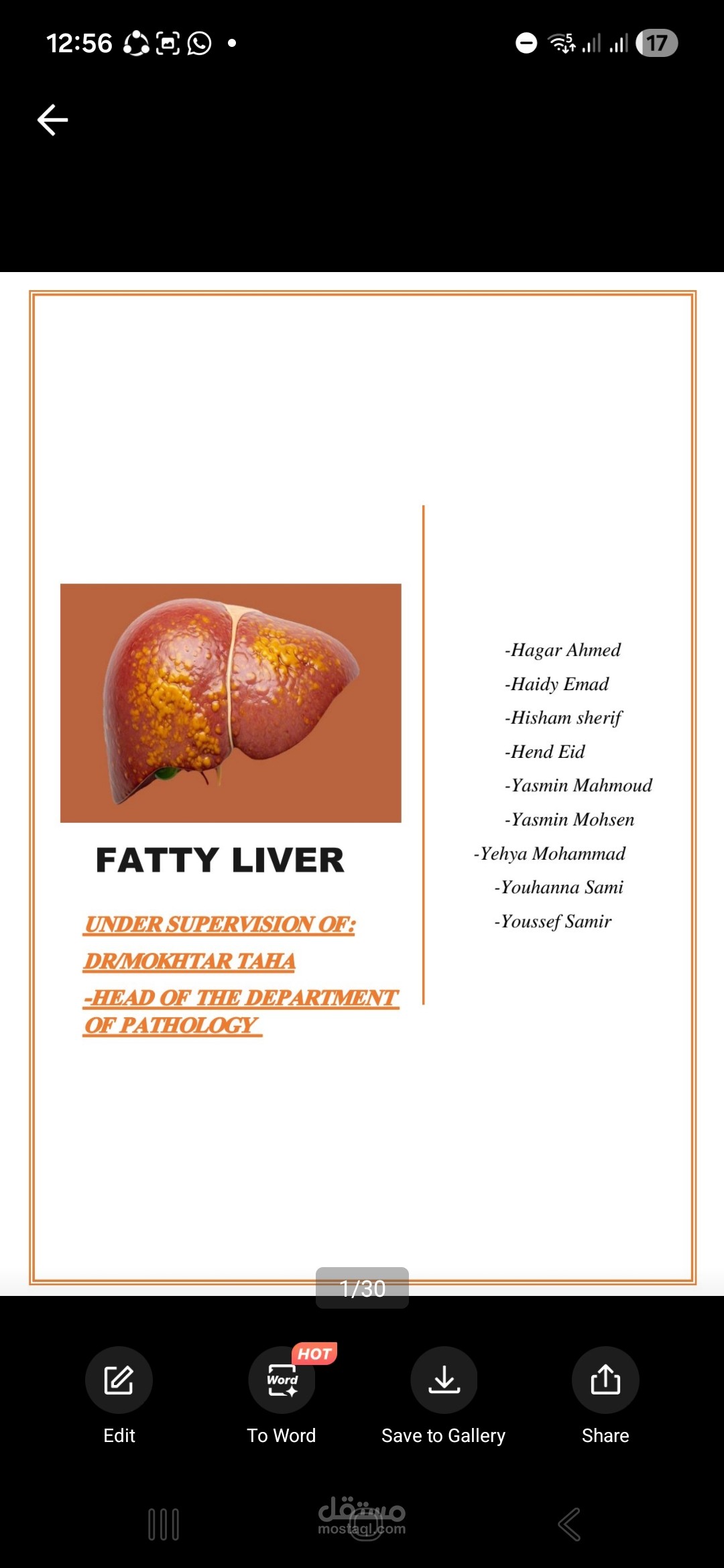 Fatty liver