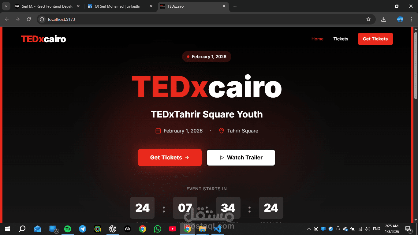 tedxcairo website