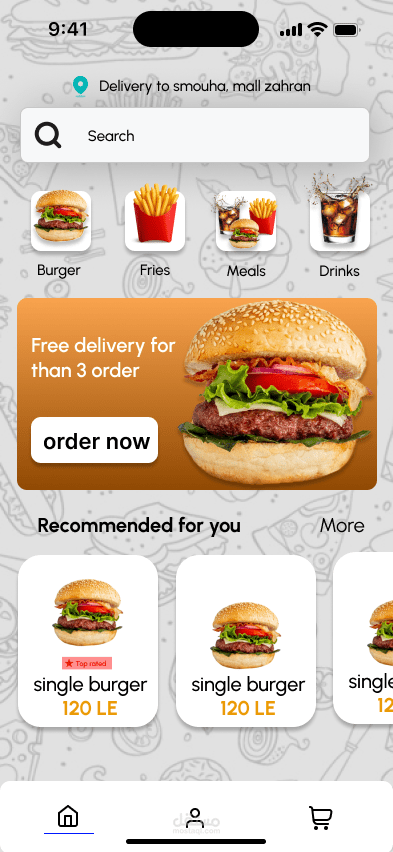 food delivery app