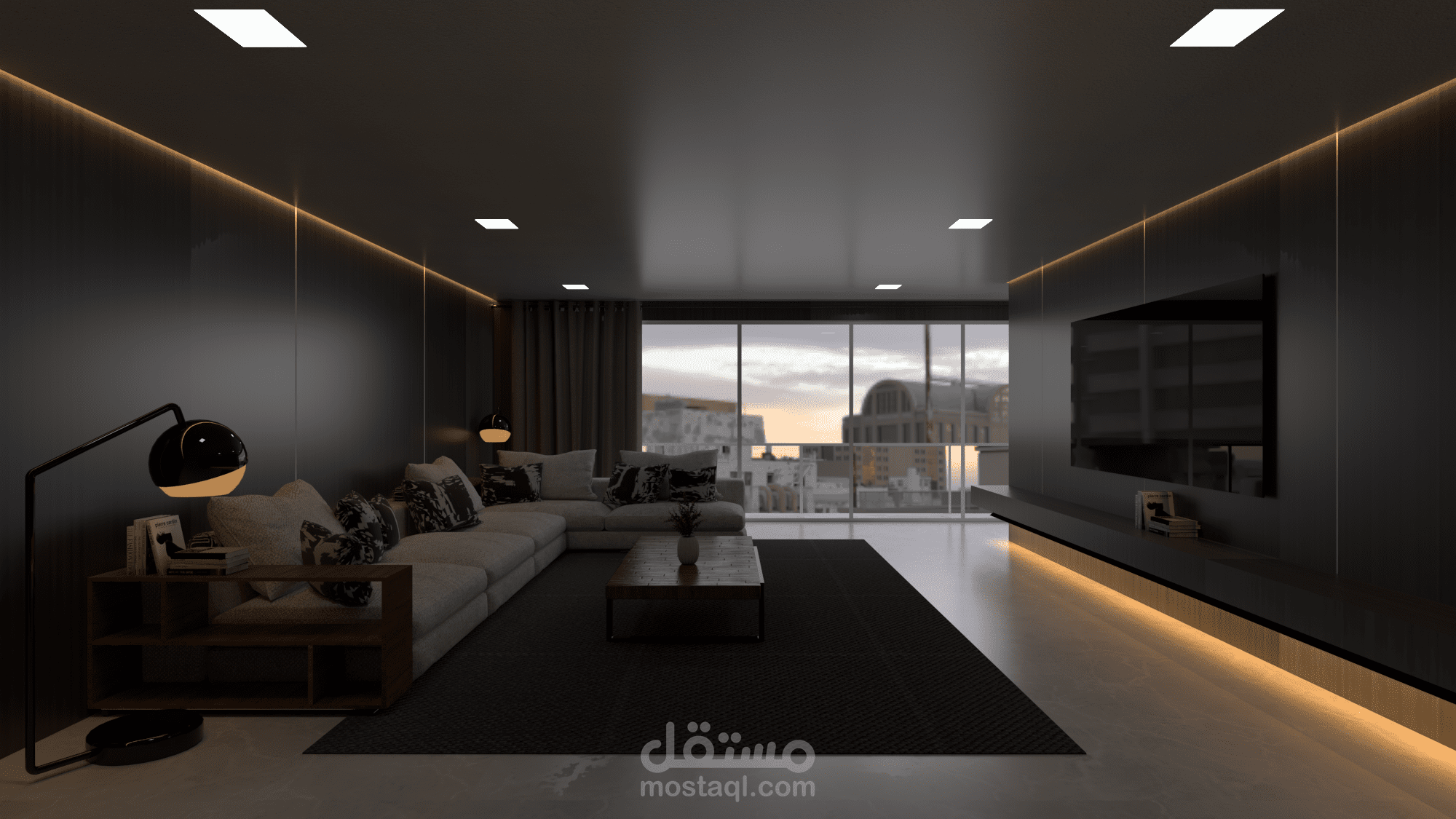 تصميم صالة فيلا