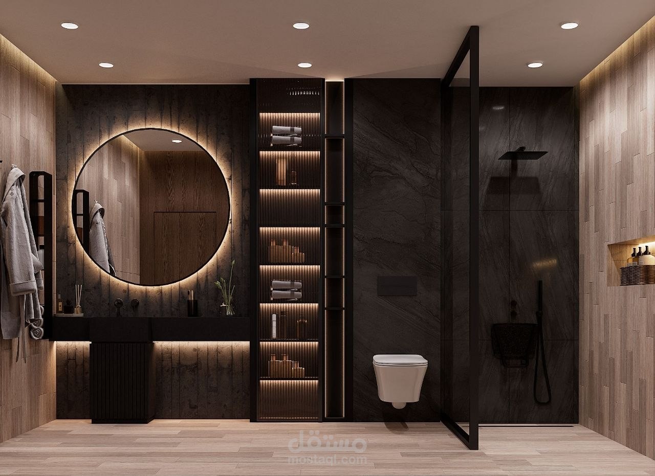 تصميم داخلي لحمام