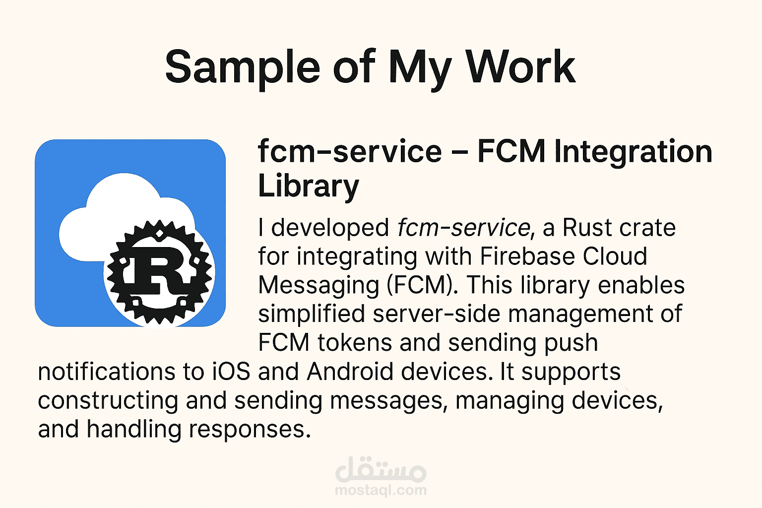fcm-service – Rust Firebase Cloud Messaging Crate