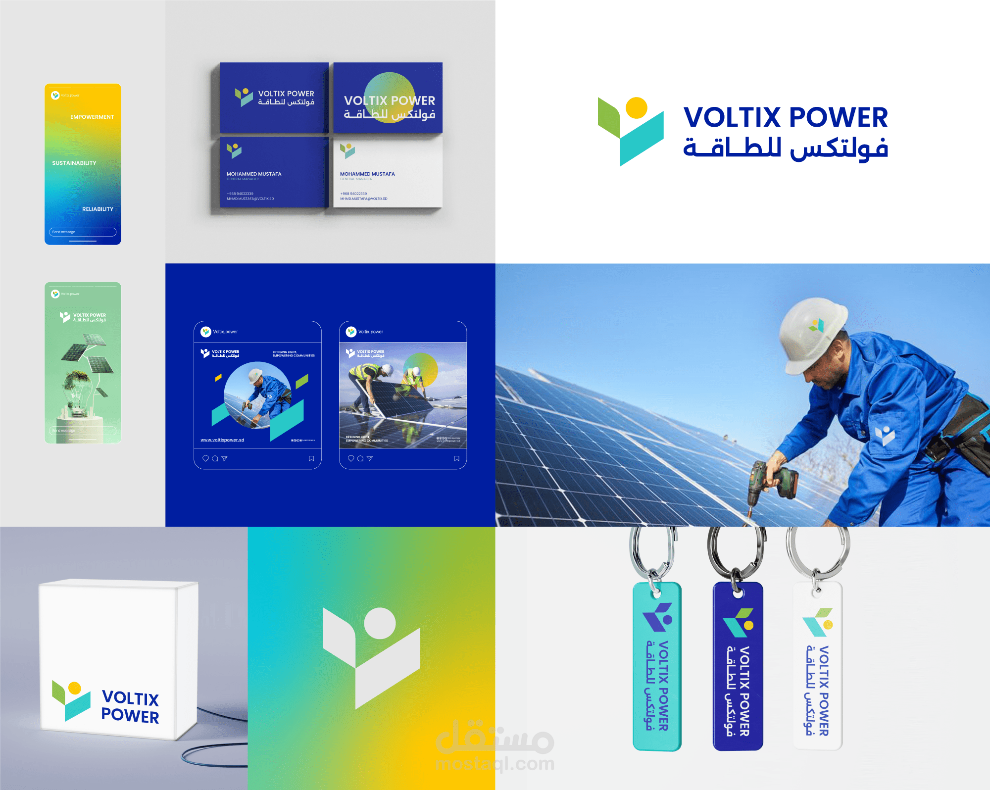 Voltix Power Visual i dentity