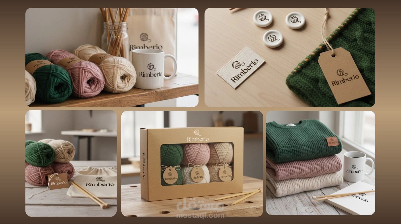 تصميم هوية بصرية متكاملة لعلامة Rimberio التجارية