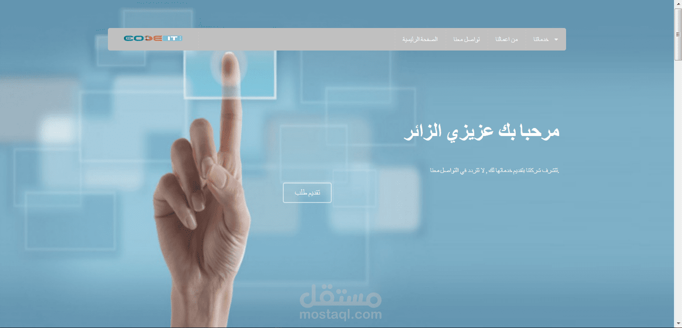 موقع شركة خاصة