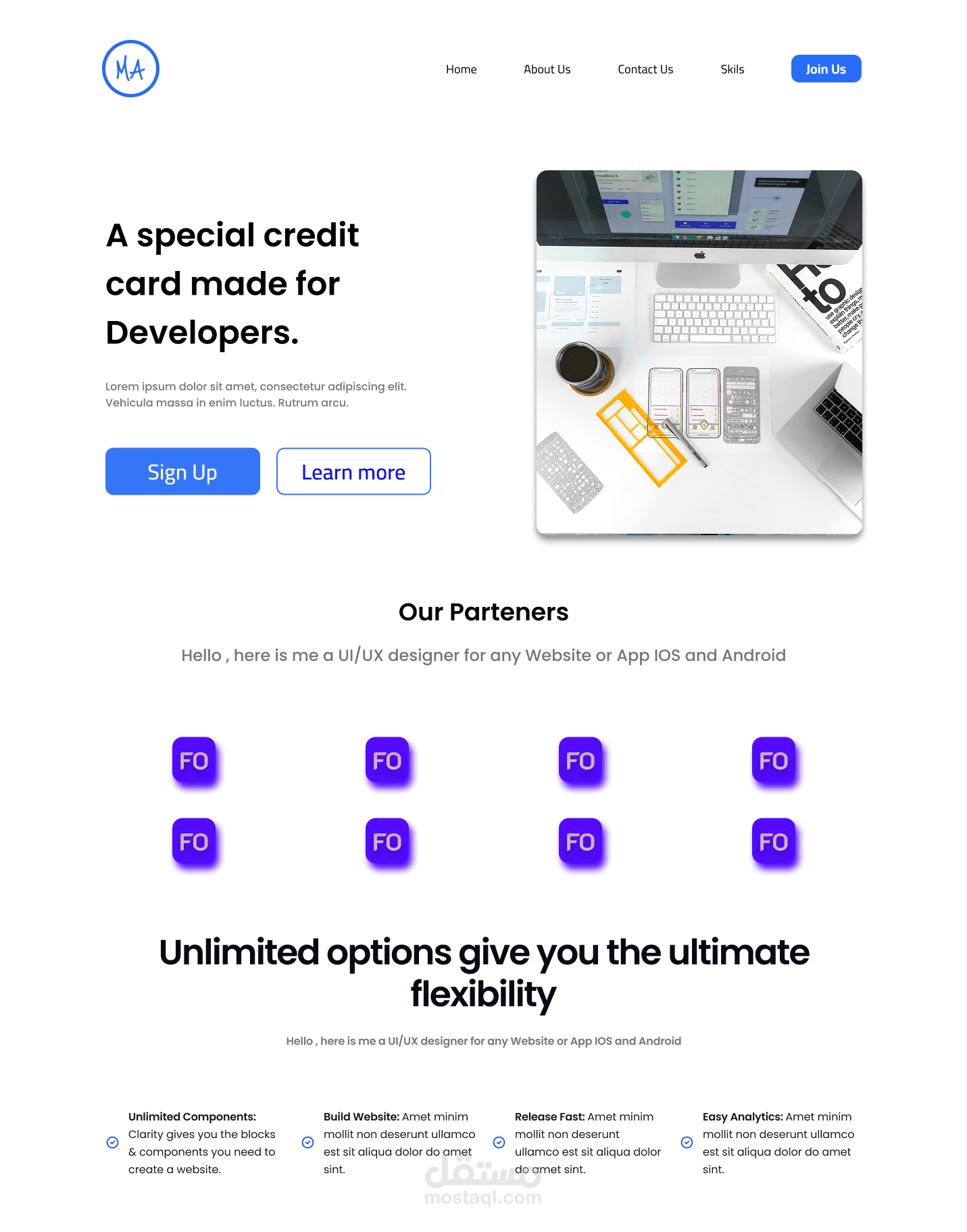 Responsive Landing Page