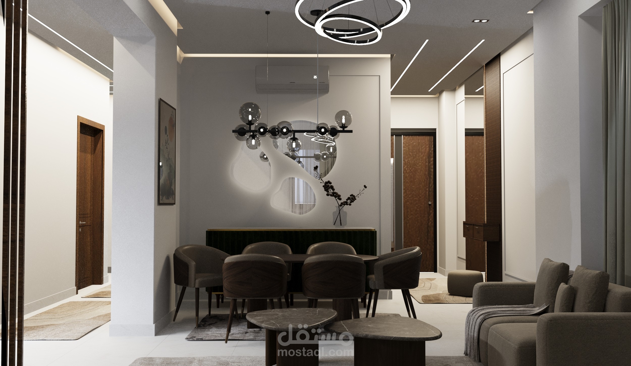 عمل تصميم داخلي لوحده سكنيه