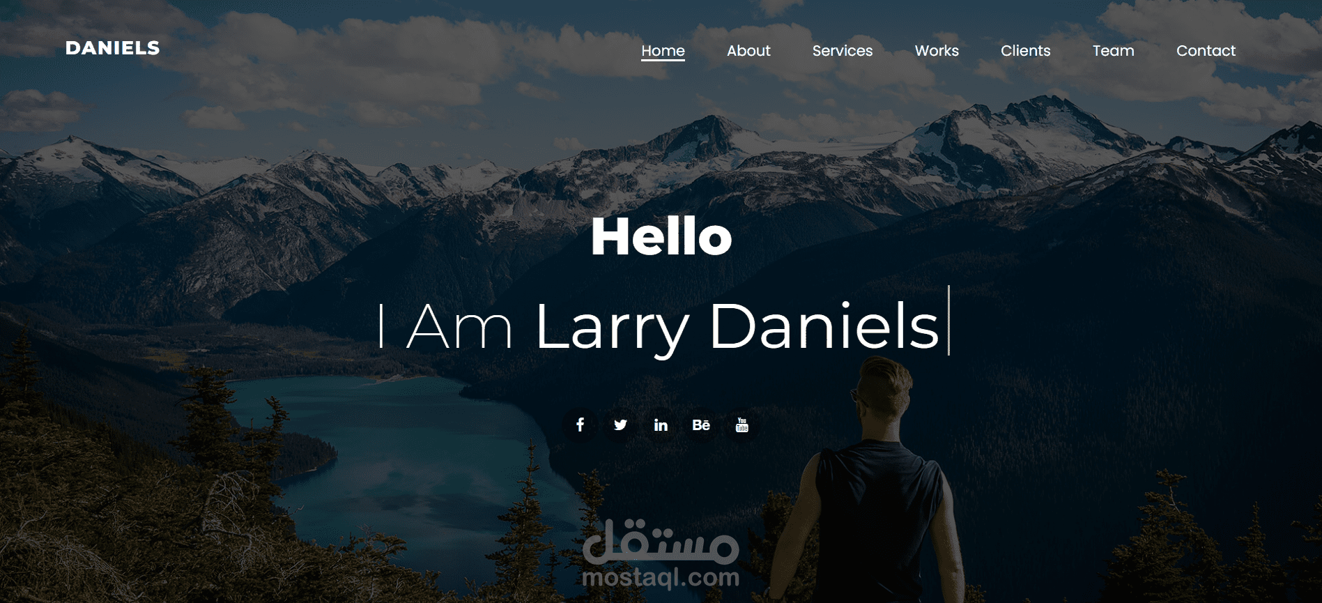 DANIELS  Responsive Website Using Bootstrap