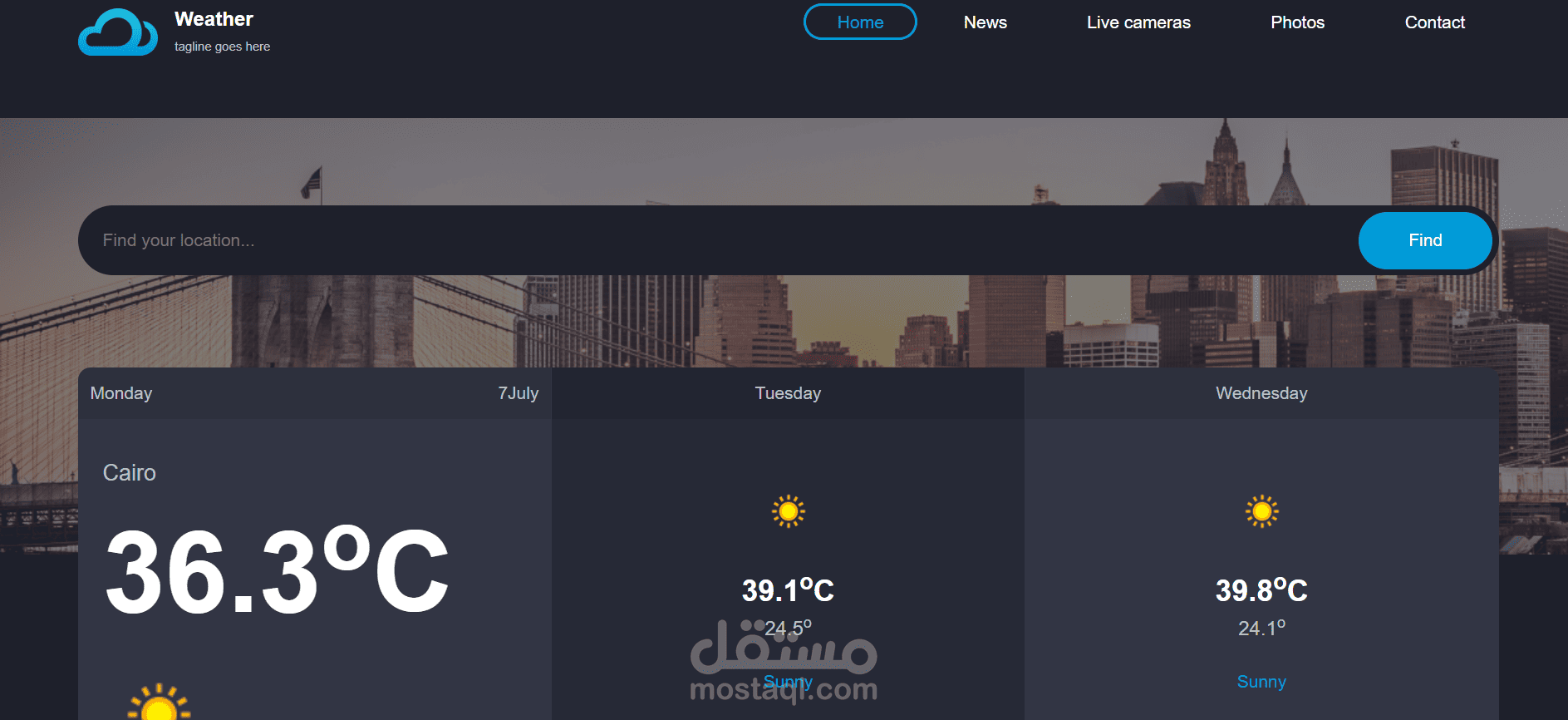Weather APIs | مستقل