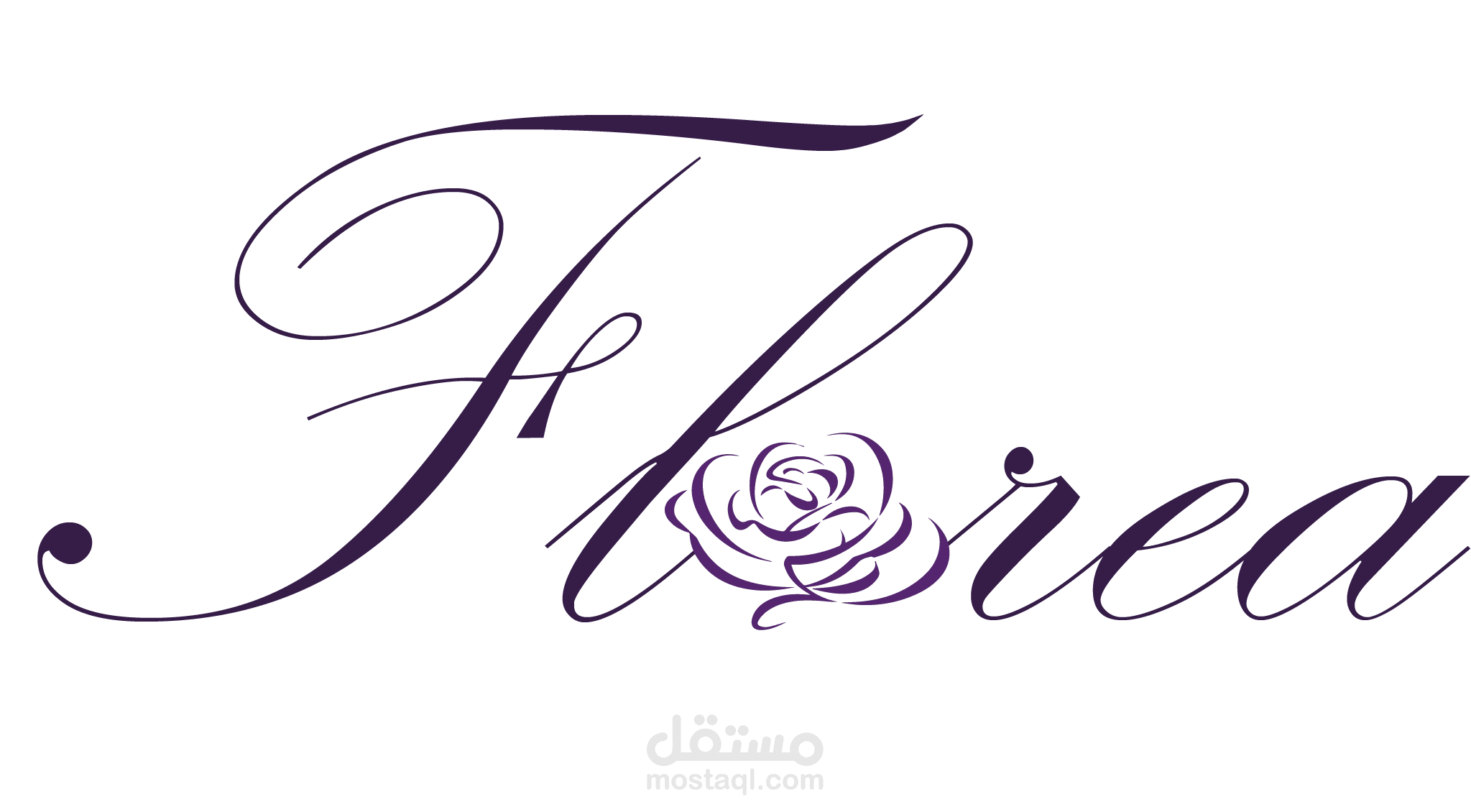 تصميم هوية بصرية كاملة لعلامة عطور أنثوية باسم Florea