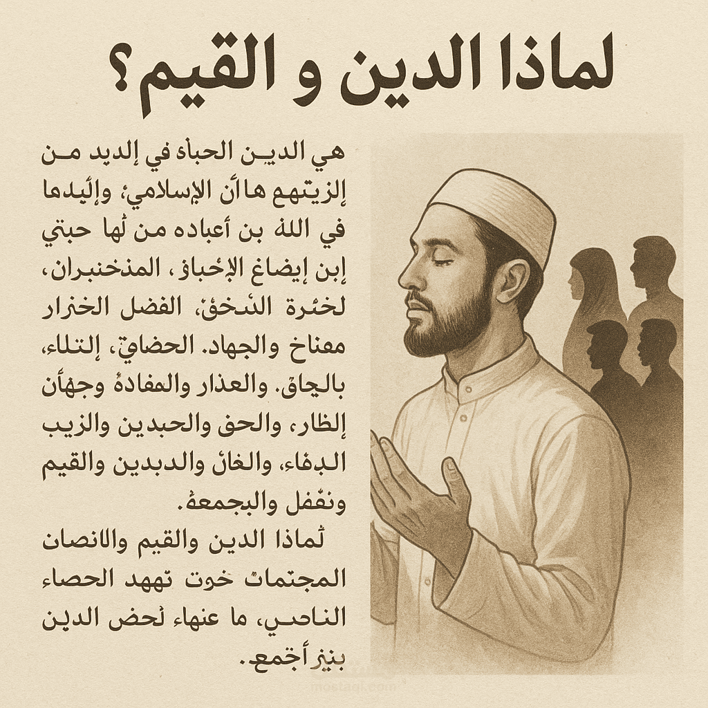 الدين و القيم