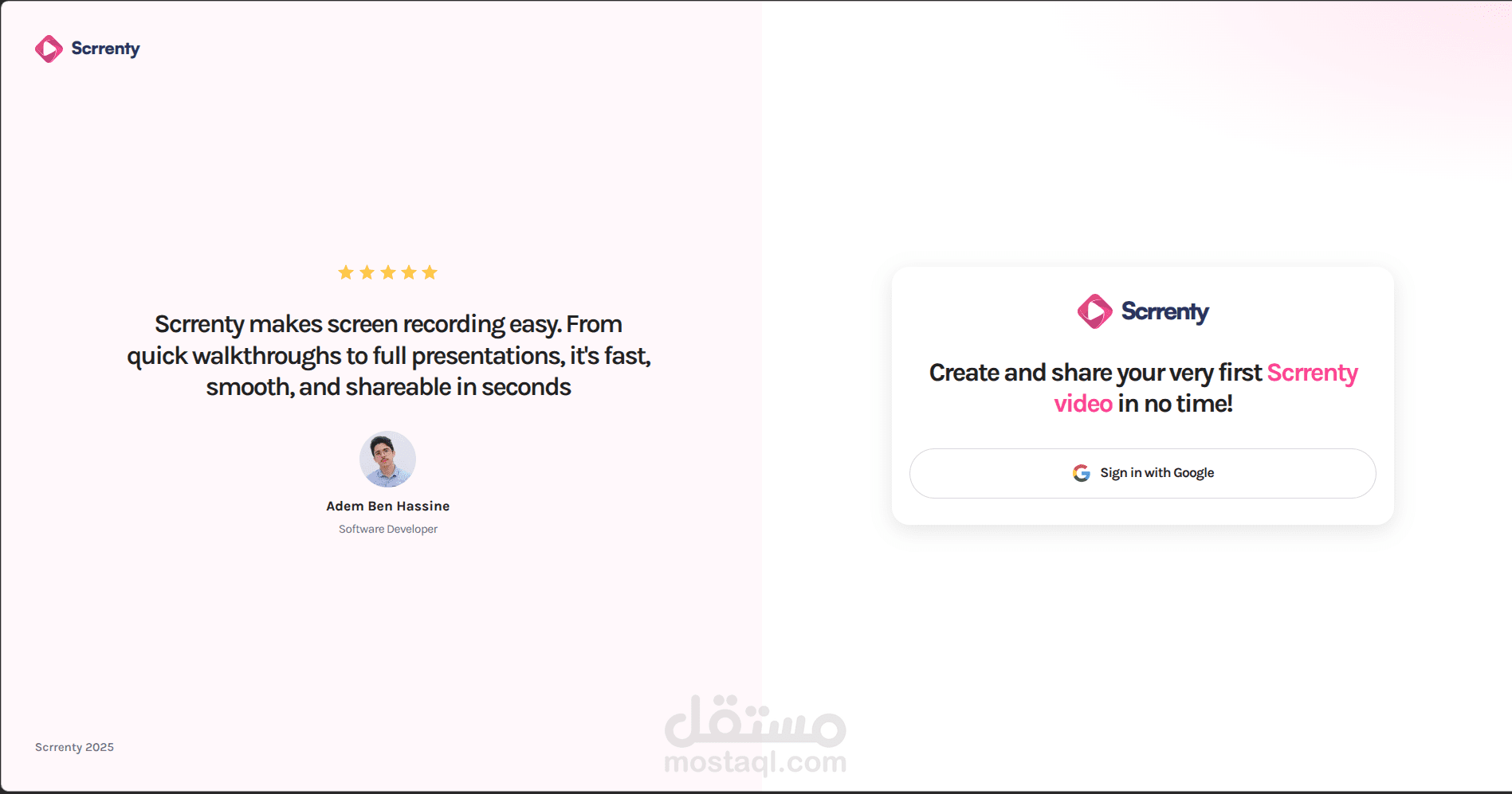 Screen sharing platform