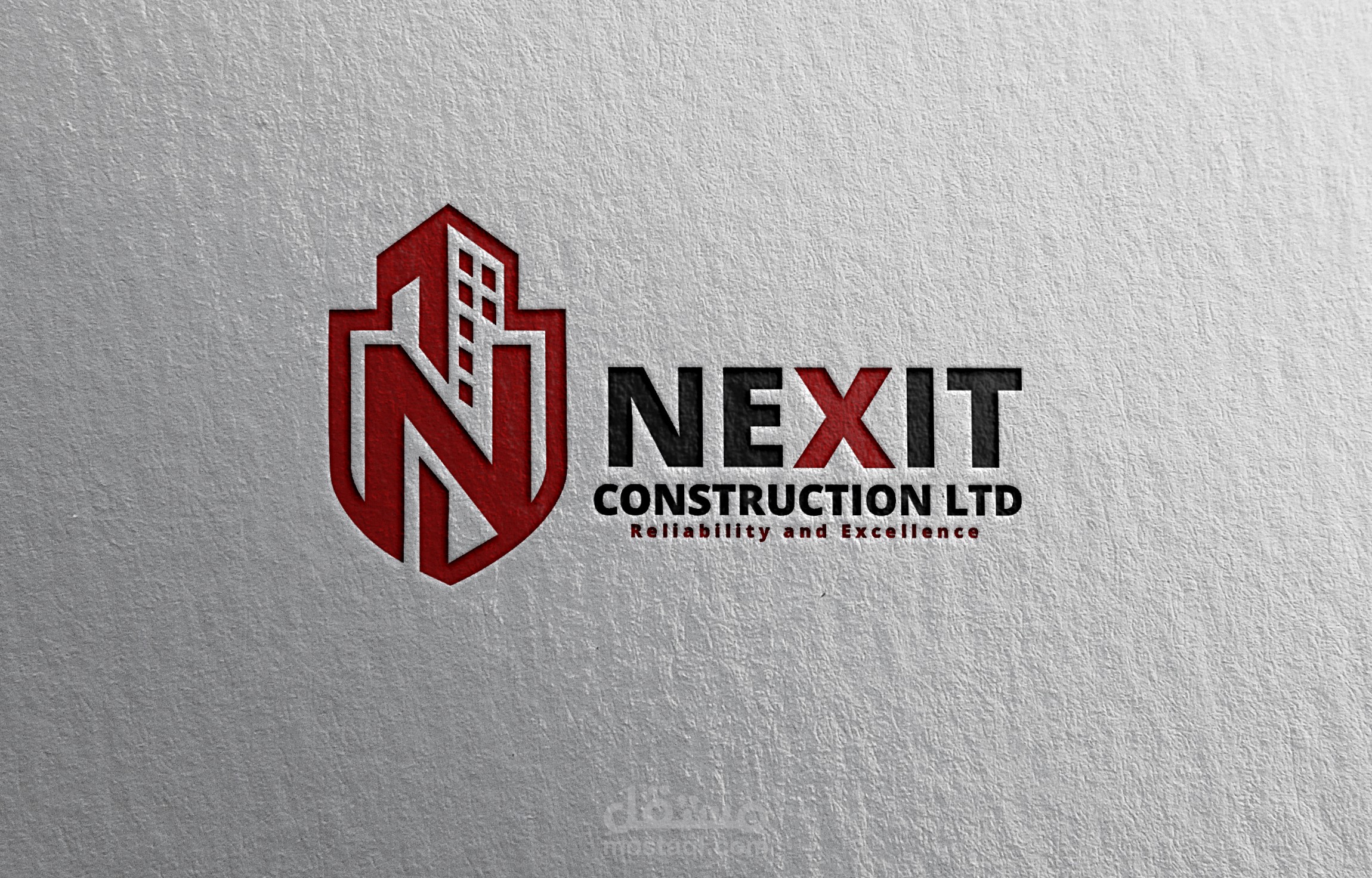 Construction company logo