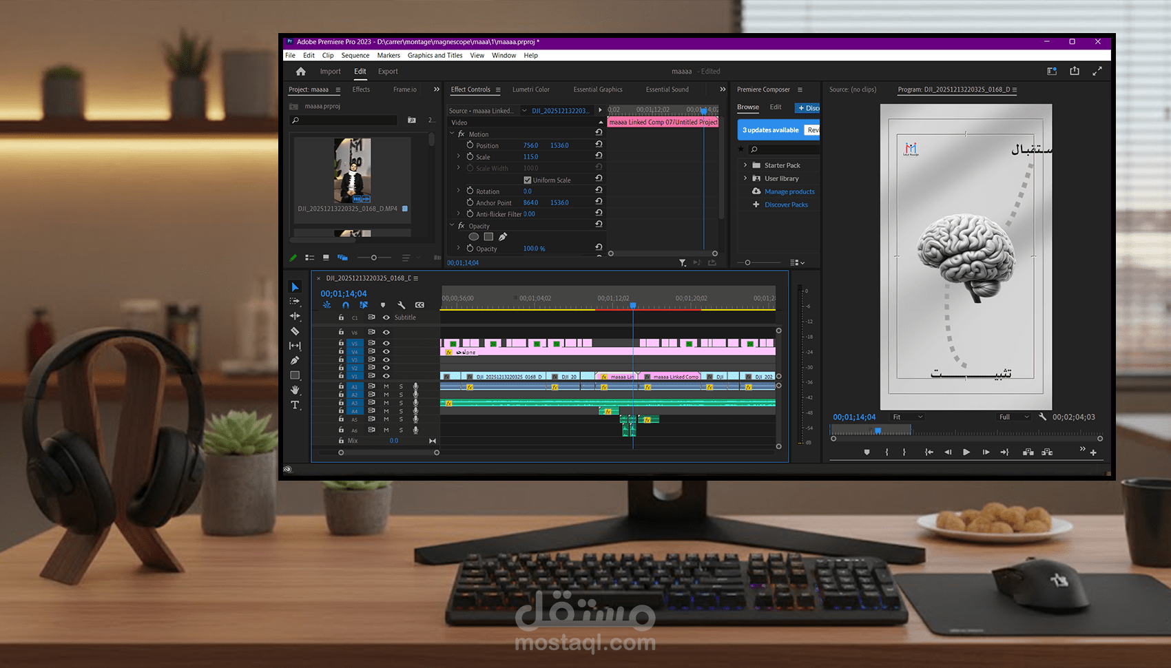 مونتاج ريلز احترافي
