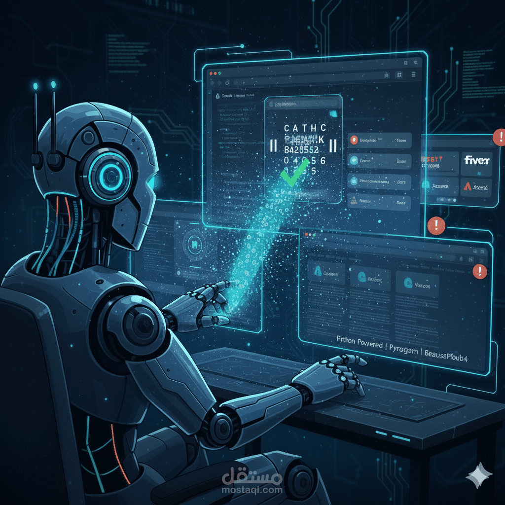 بوت تلغرام (Telegram) لمراقبة آلية وتنبيهات فورية لخدمات الويب المحمية