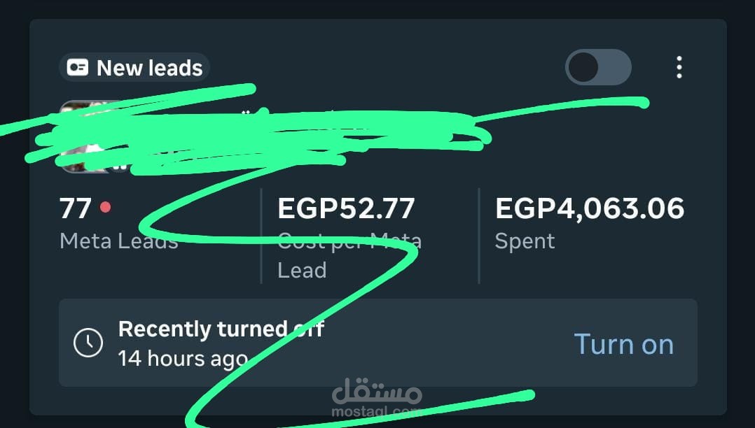 إدارة حملة إعلانية لعقار سكني – السوق المصري
