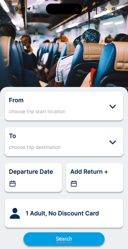 تصميم واجهة وتجربة مستخدم لتطبيق EGYbus باستخدام figma
