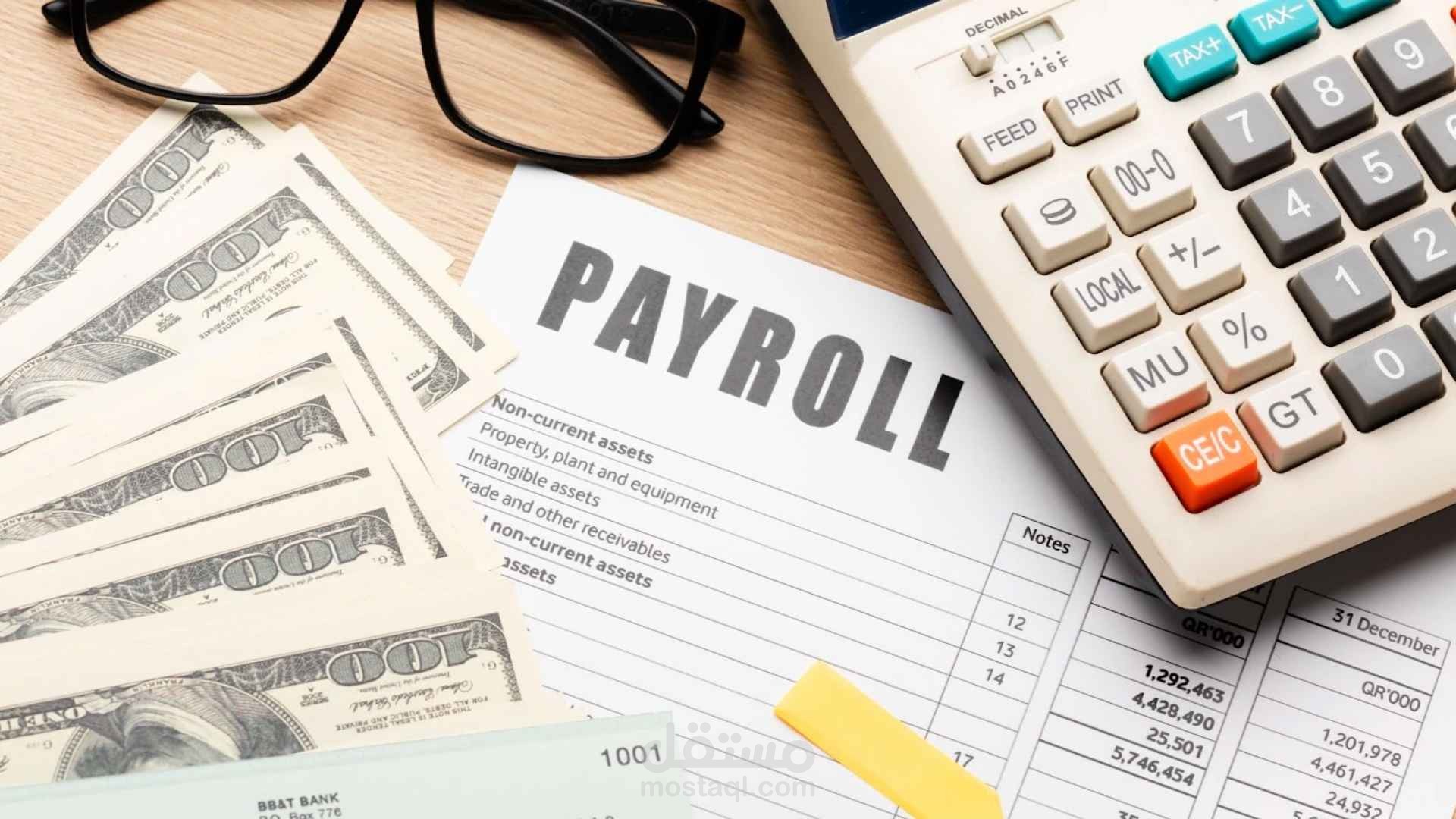 ادارة الموارد البشرية - ادارة المرتبات Payroll Specialist