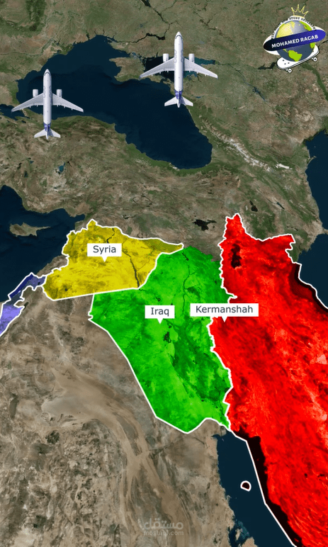 فيديو توثيقي متحرك – الصراع الإيراني الإسرائيلي (تحليل خرائطي بصري)