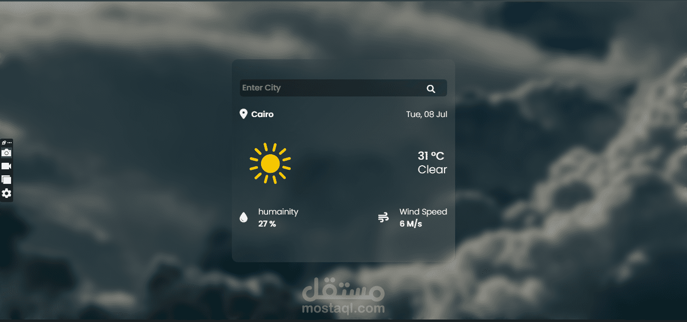 Simple weather app