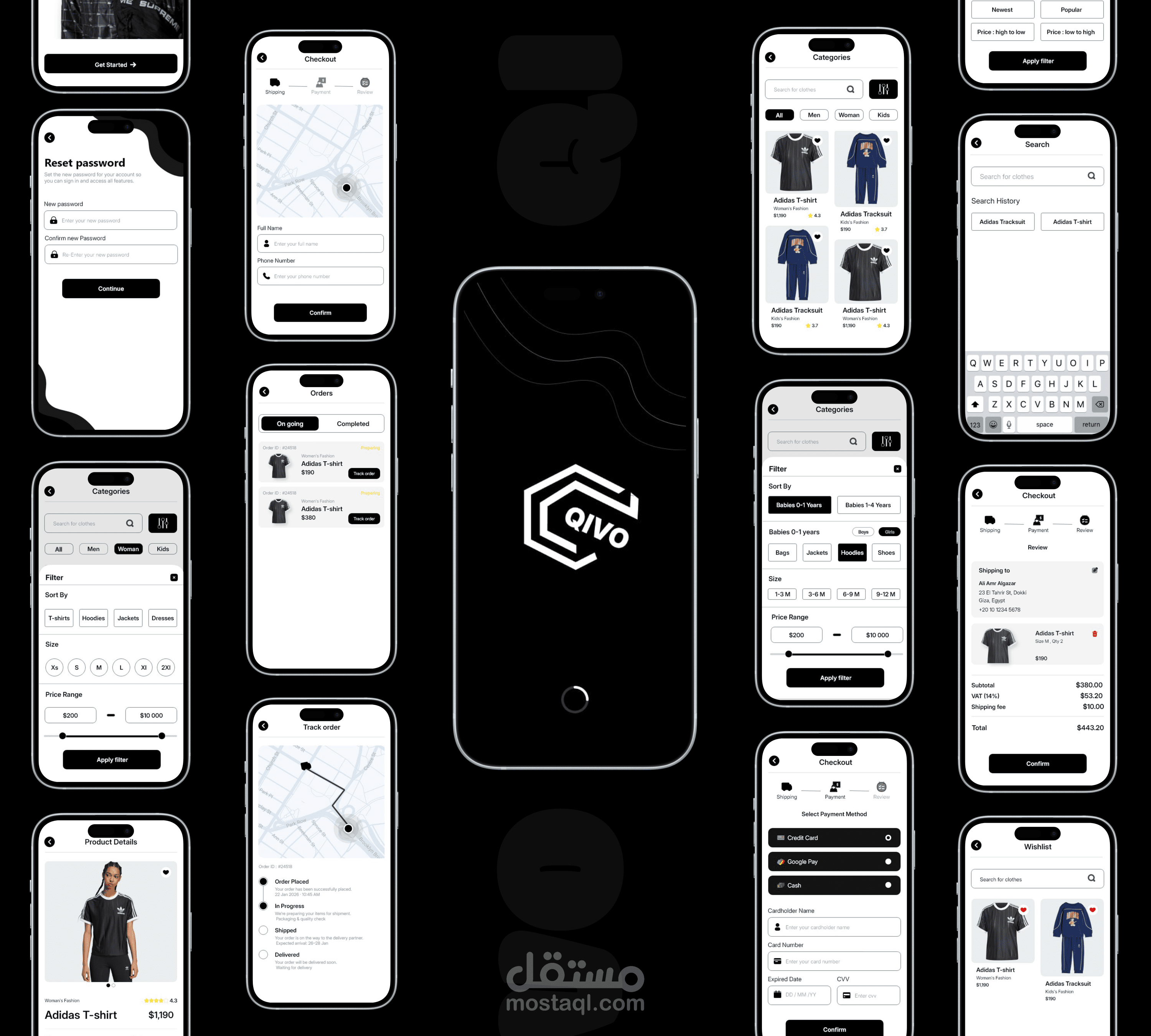 QIVO- Fashion Ecommerce Mobile App