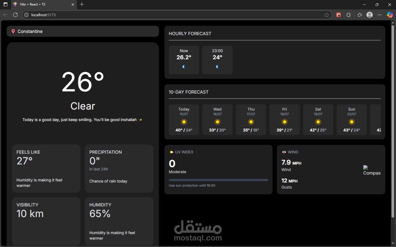 Weather Website